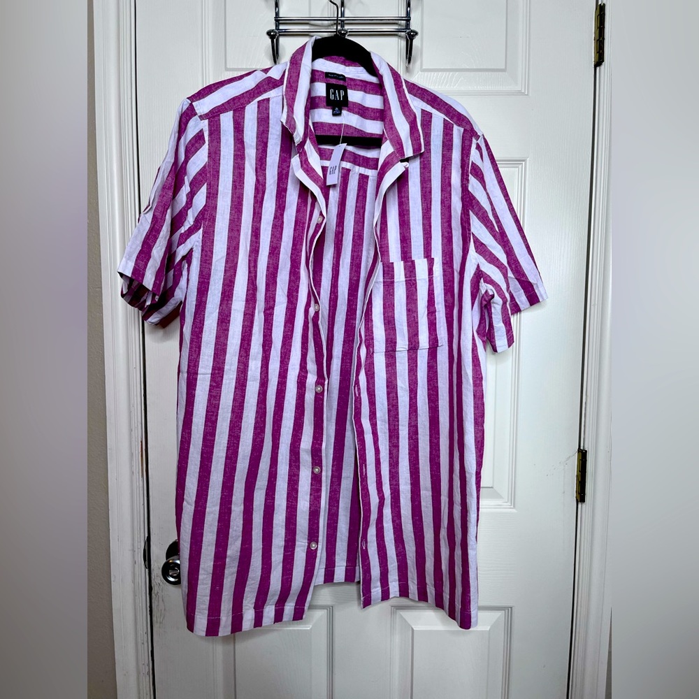 MEN’S TALL XL Linen GAP Shirt
